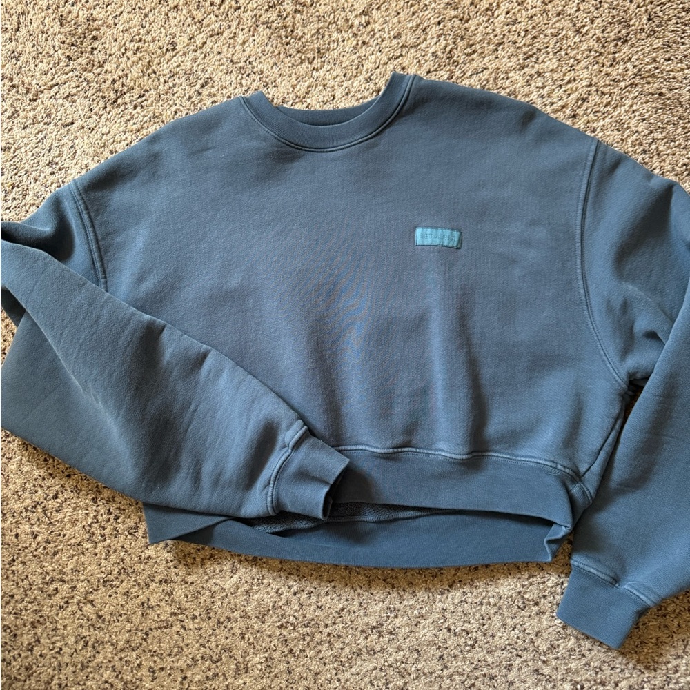 Set active cropped crewneck